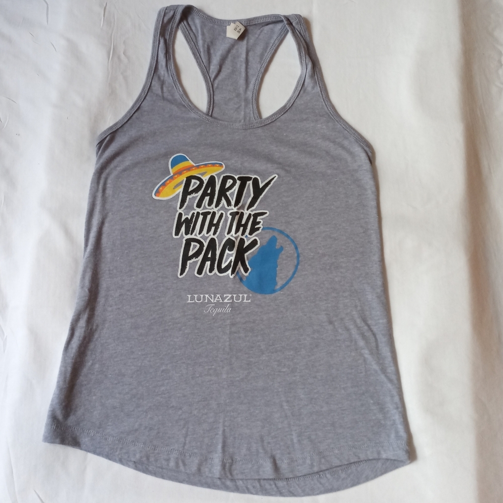 Women's Party With The Pack Gray Tank Top